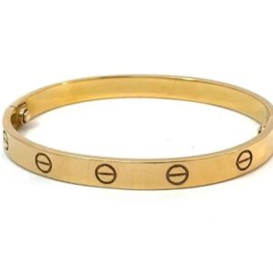 14 karat gold brand bracelet