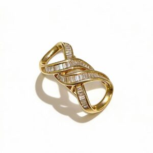 14k gold diamond pendant