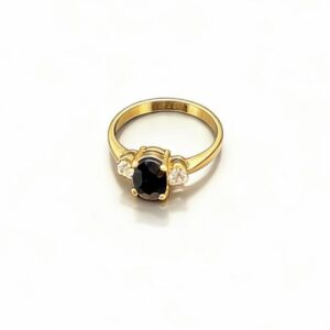 10K gold sapphire ring