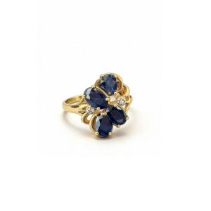 10K Gold Sapphire Ring