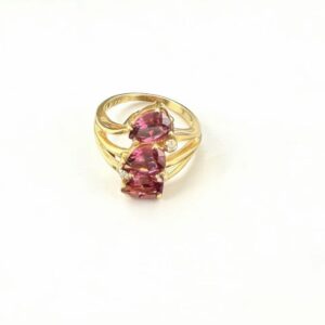 10K Gold Garnet Ring